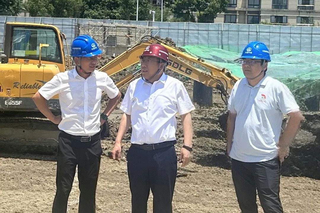 公司黨委書記、董事長李明華到蘇州清樹灣項目檢查指導工作.jpg